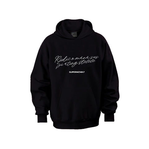 Hanorac "O Mana Sus" (Alb)